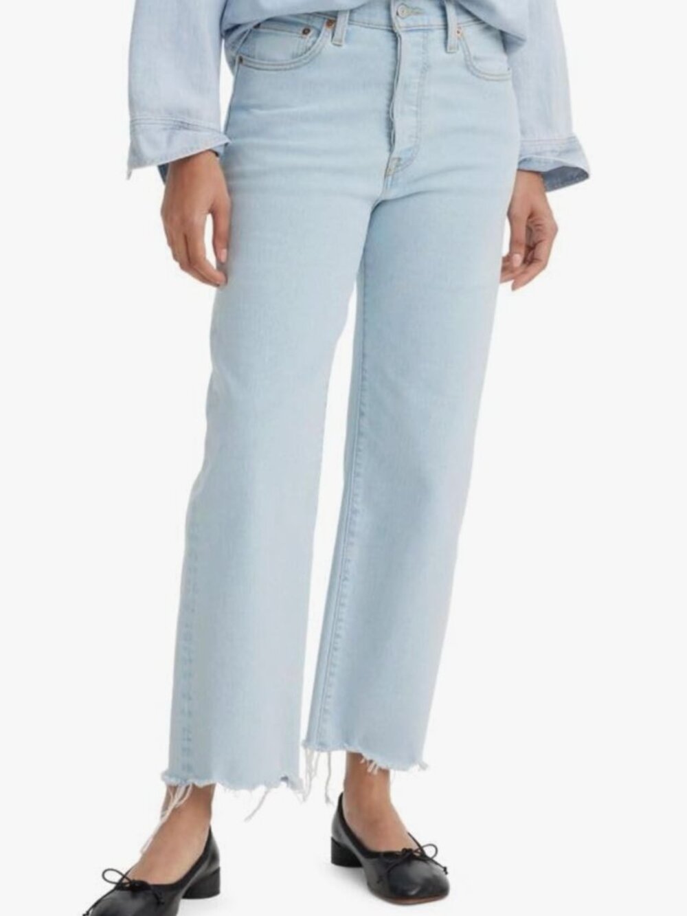 Levi's Women's Ribcage Straight Ankle Jeans - Light Wash